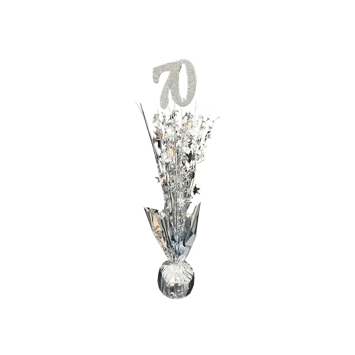 CENTER PIECE 70 YEARS SILVER "CENTER SILVER" 1pcs