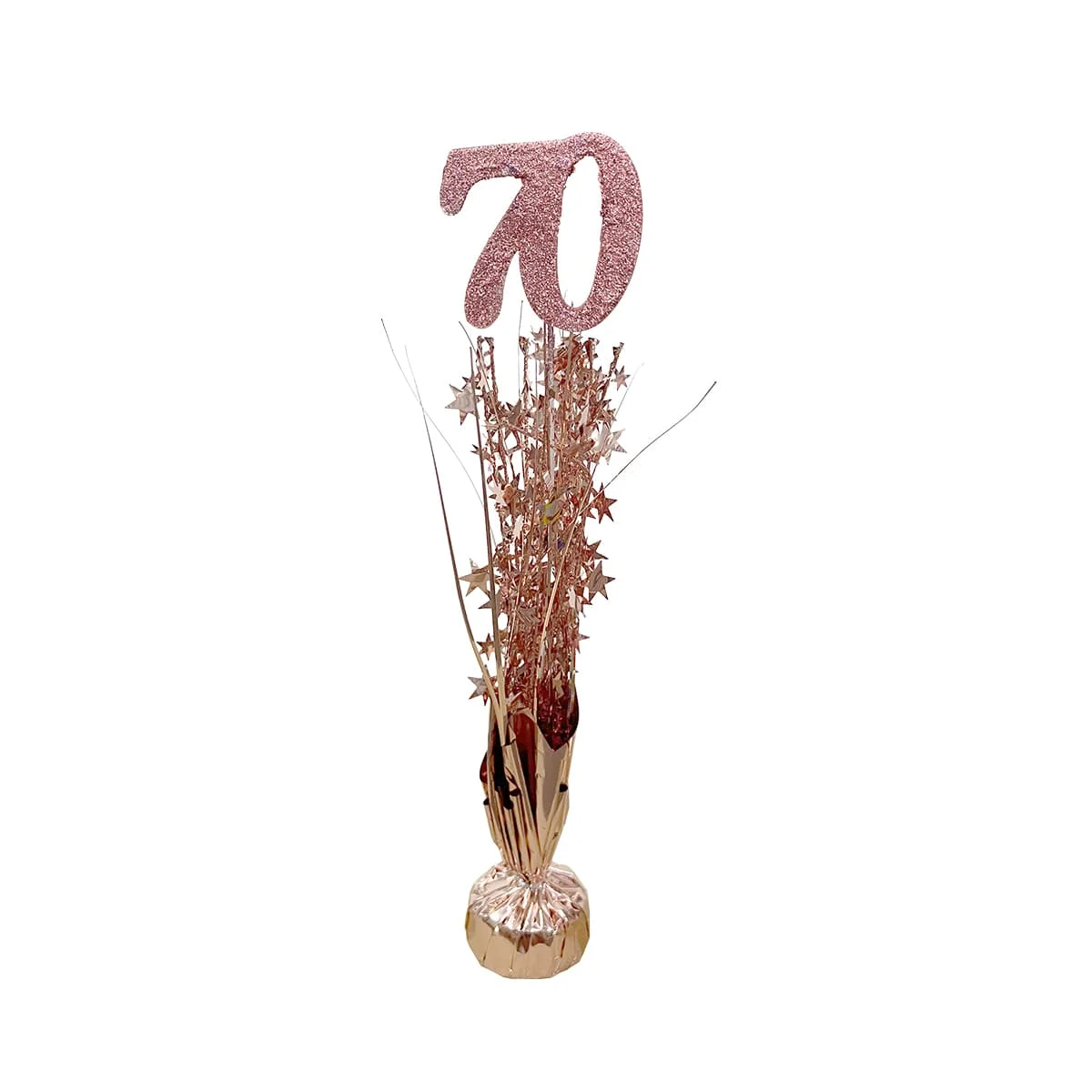 CENTER PIECE 70 YEARS ROSE GOLD "CENTER GOLD" 1pcs