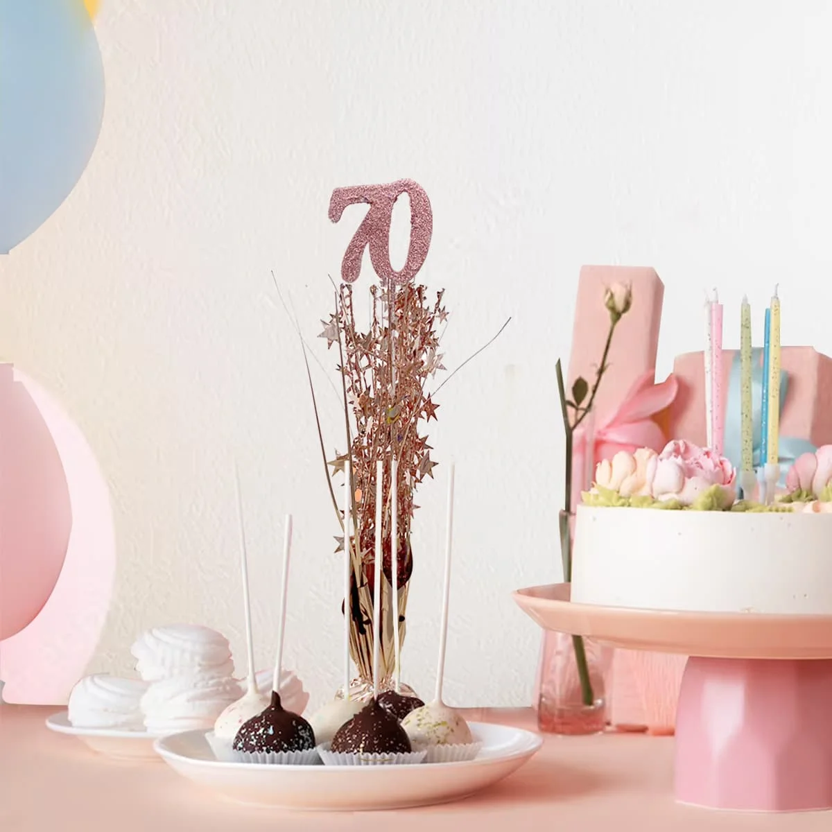 CENTER PIECE 70 YEARS ROSE GOLD 
