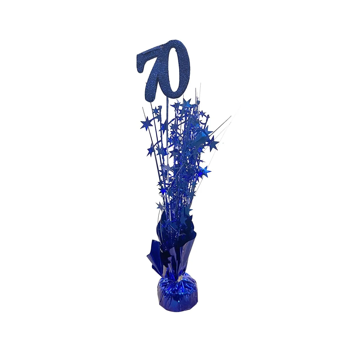 CENTER PIECE 70 YEARS BLUE "CENTER BLUE" MULTICOLOUR" 1pcs
