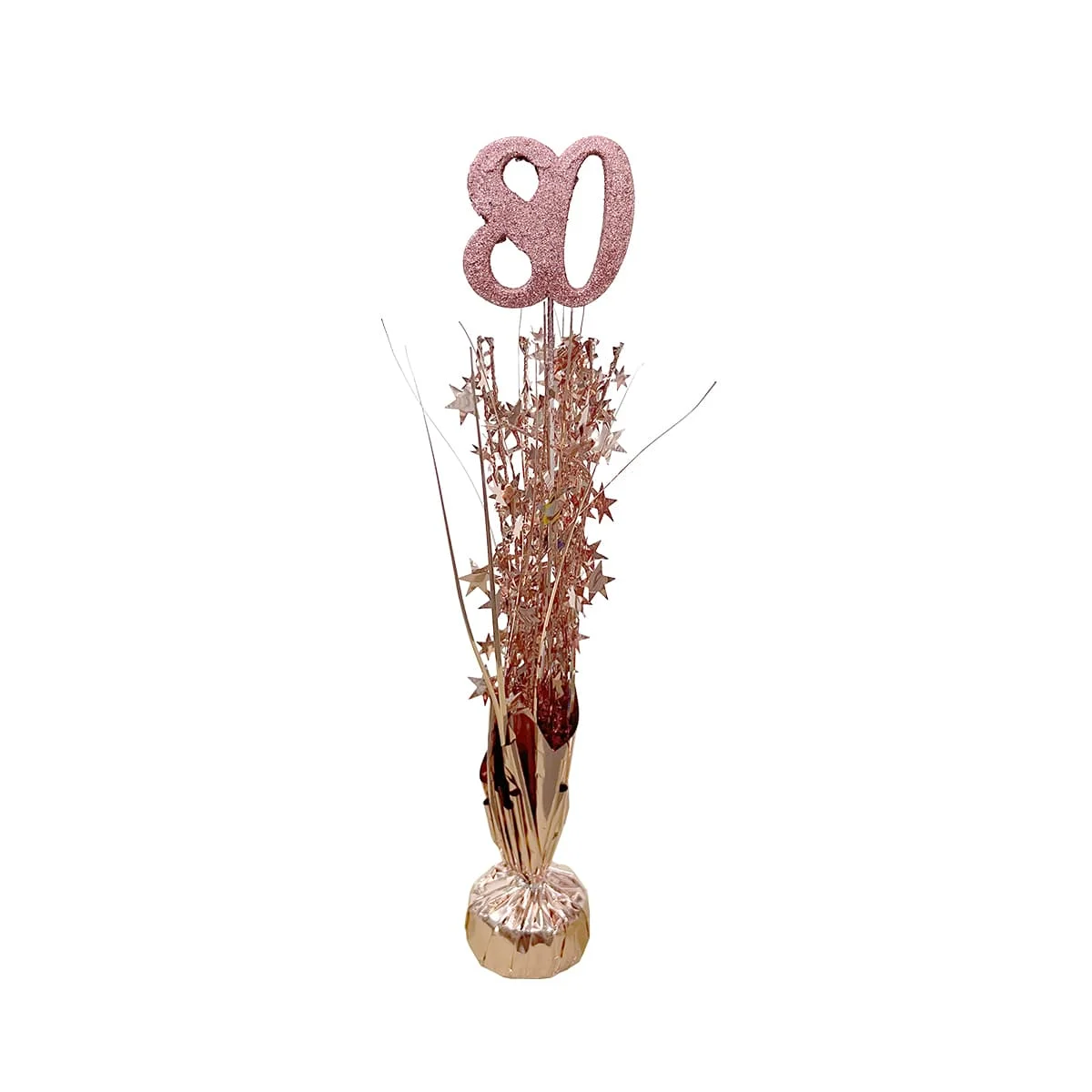 CENTER PIECE 80 YEARS ROSE GOLD "CENTER GOLD" Spray Centre 1pcs
