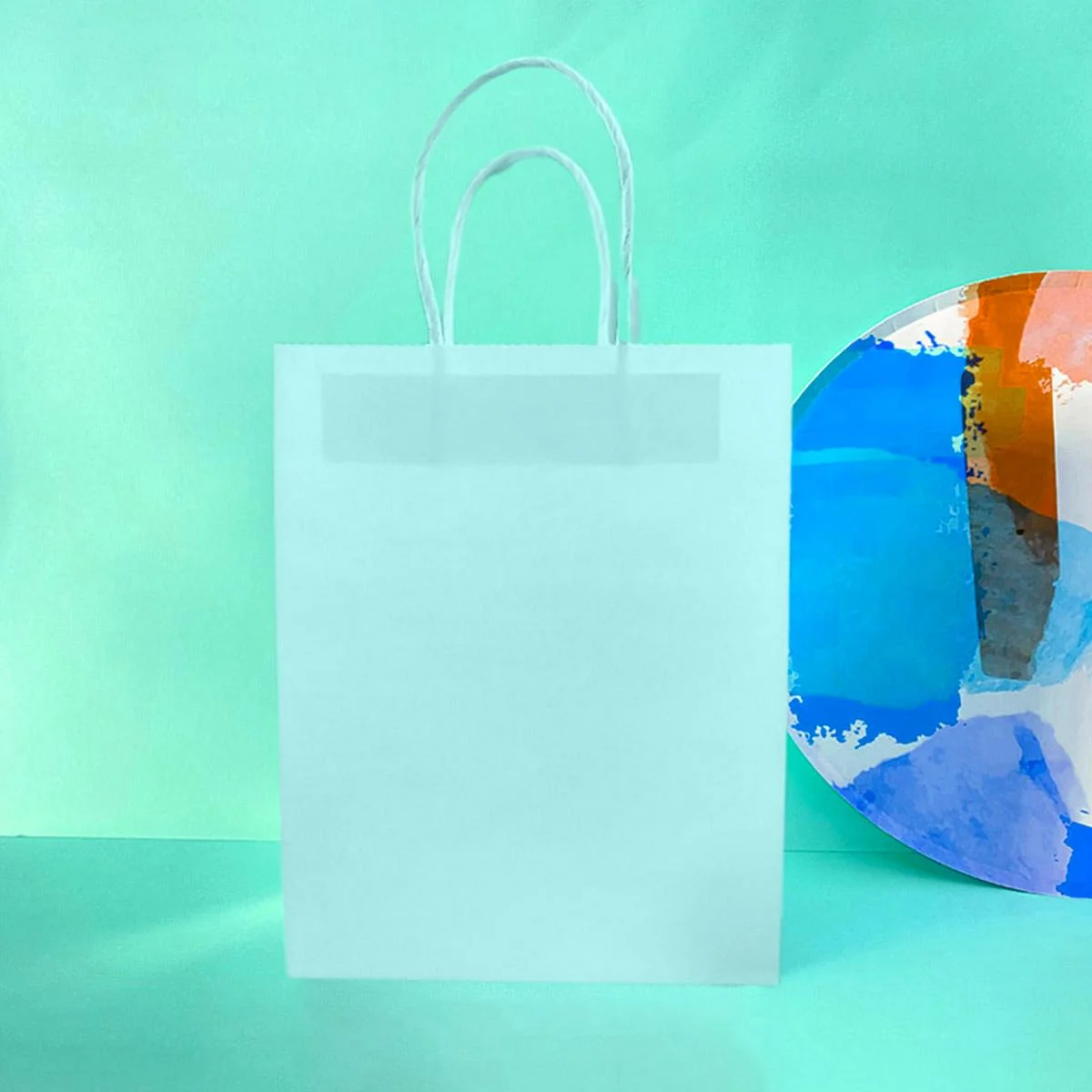 Paper Bag - Baby Blue 4pcs photo 4