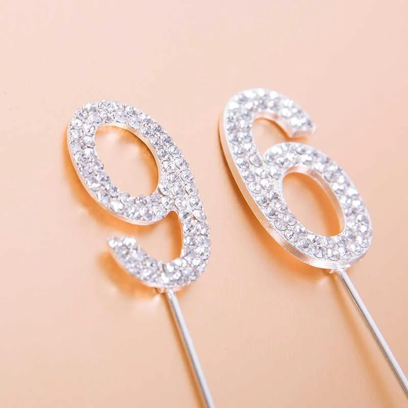 Silver Cake Topper-Number 8 Topper Sliver 1pcs photo 4