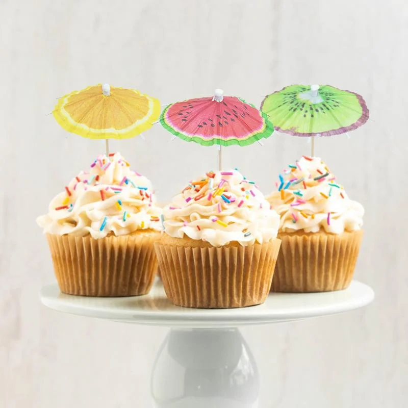 Fruit umbrella picks2010CM picks 20 20pcs photo 2