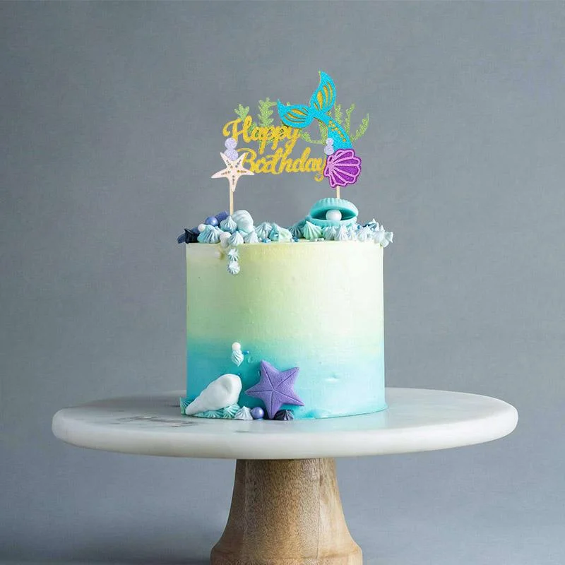 116cmX12cm Mermaid cake topper 1pcs photo 3