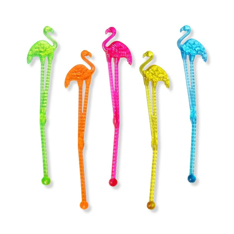 50Flamingo stirrers 50ct swizzle 50 50pcs