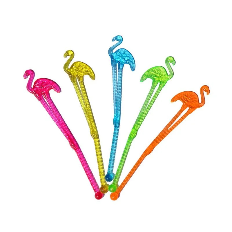 50Flamingo stirrers 50ct swizzle 50 50pcs photo 5