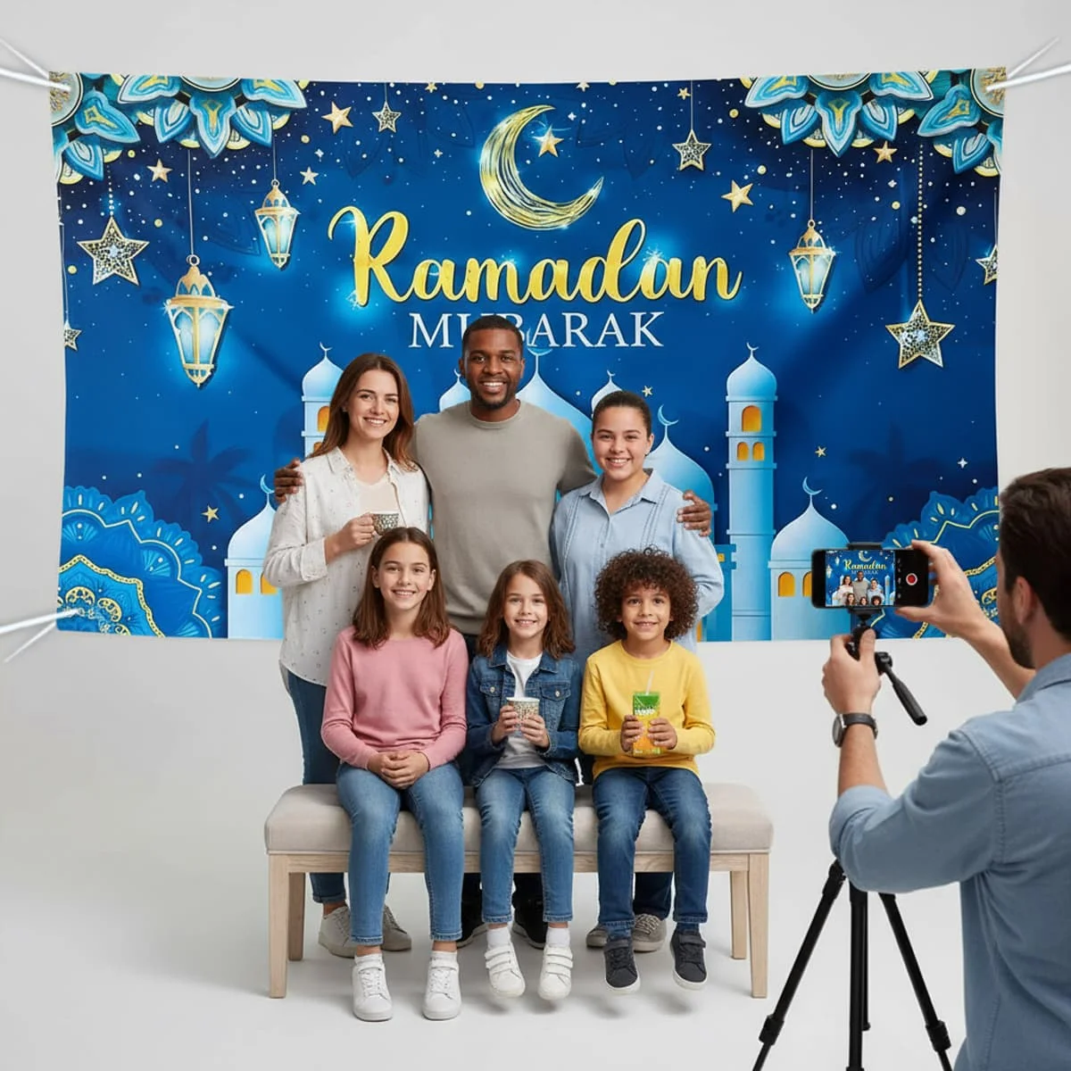 Ramadan Backdrop-blue photo 7