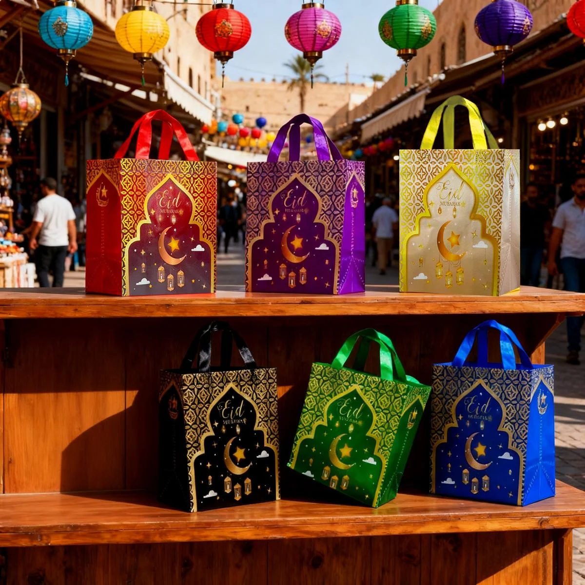 Ramadan Gift Bags - 12pcs
5024 Series, 2 of each of the six colors
29*27*12 photo 6