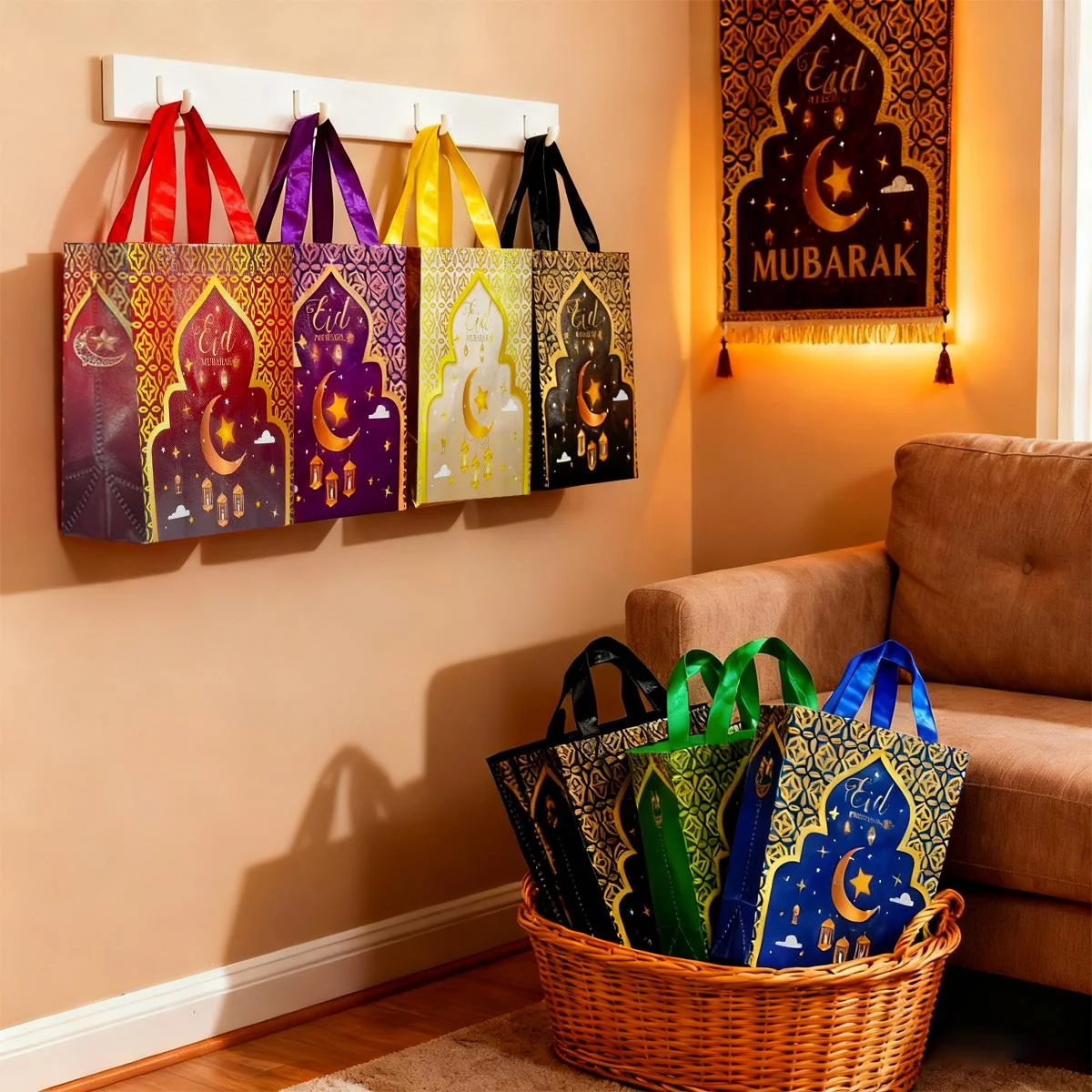 Ramadan Gift Bags - 12pcs
5024 Series, 2 of each of the six colors
29*27*12 photo 7